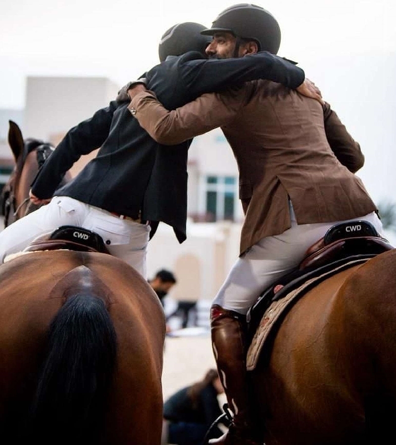 Hassan bin Rashid and Khalid Alkhatri shine in President of UAE Show Jumping Cup